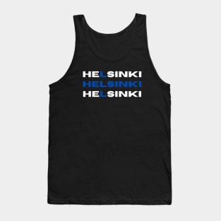 Helsinki Finnish flag Tank Top